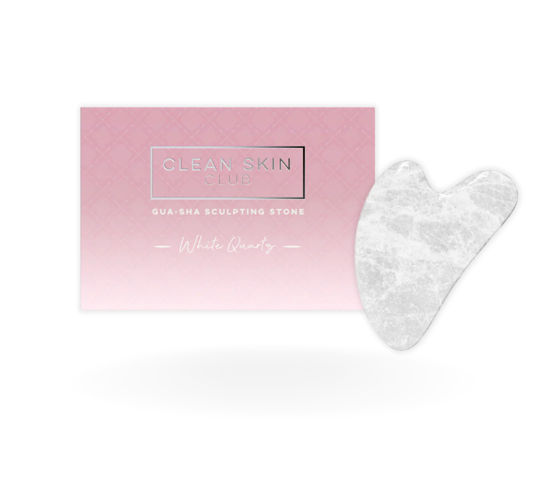 Clean Skin Club White Quartz Gua Sha Sculpting Stone